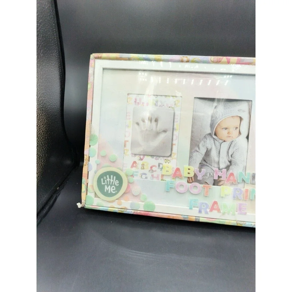 Little Me Baby Hand & Foot Print Frame  - New Open Box